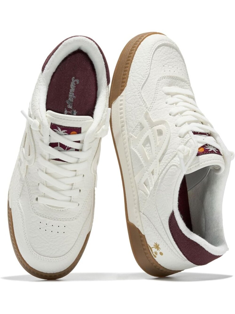 🆕Women's White Sundays Canvas Shoes Non-Slip Platform Lightweight Sneakers